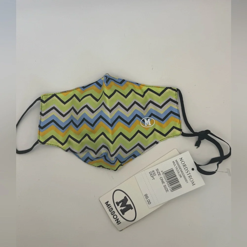 Missoni Zigzag Print Adult Face Mask‎